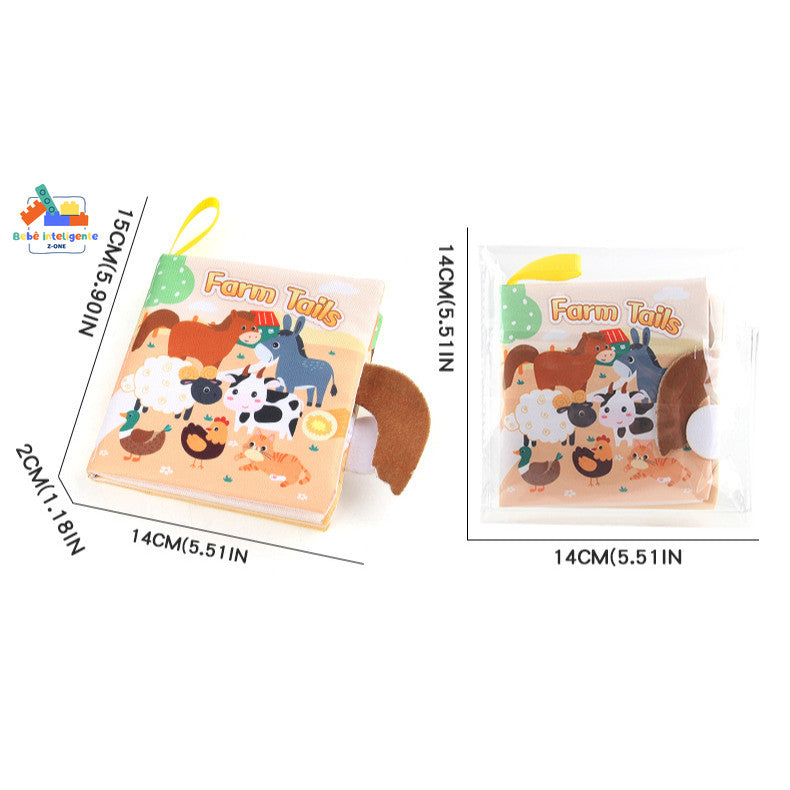 BeLu Livro de Pano Primeiras Descobertas™ – Educativo Sensorial