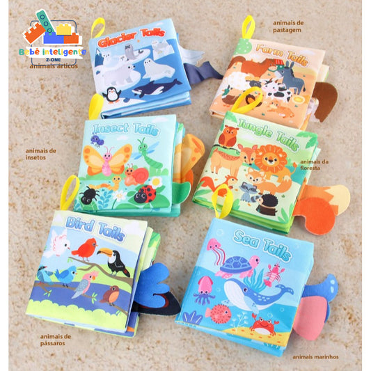 BeLu Livro de Pano Primeiras Descobertas™ – Educativo Sensorial