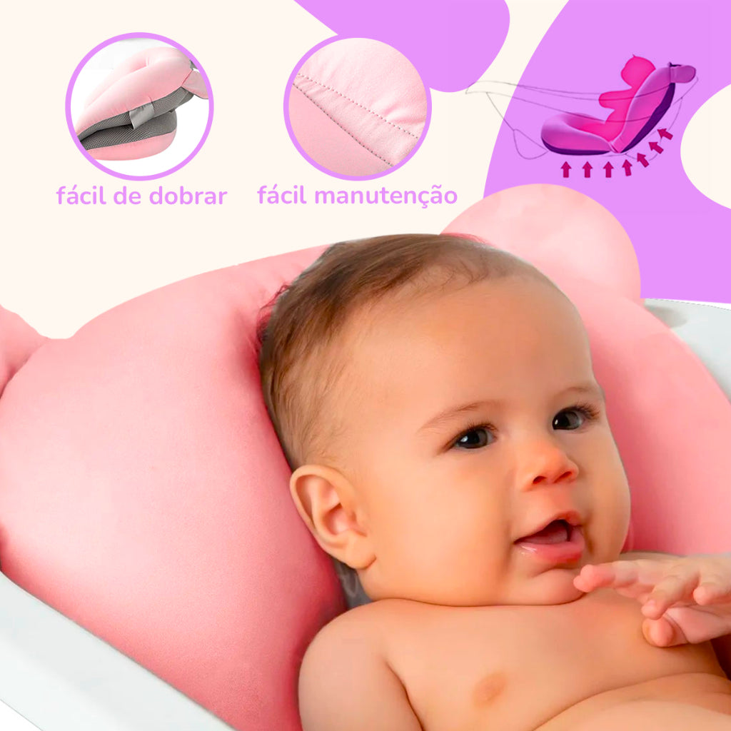 BeLu BanhoSeguro™ – Almofada de Banho com Cinto