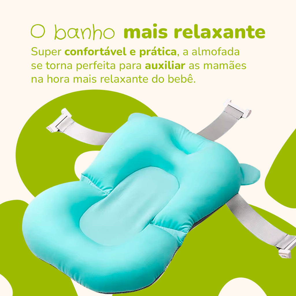 BeLu BanhoSeguro™ – Almofada de Banho com Cinto