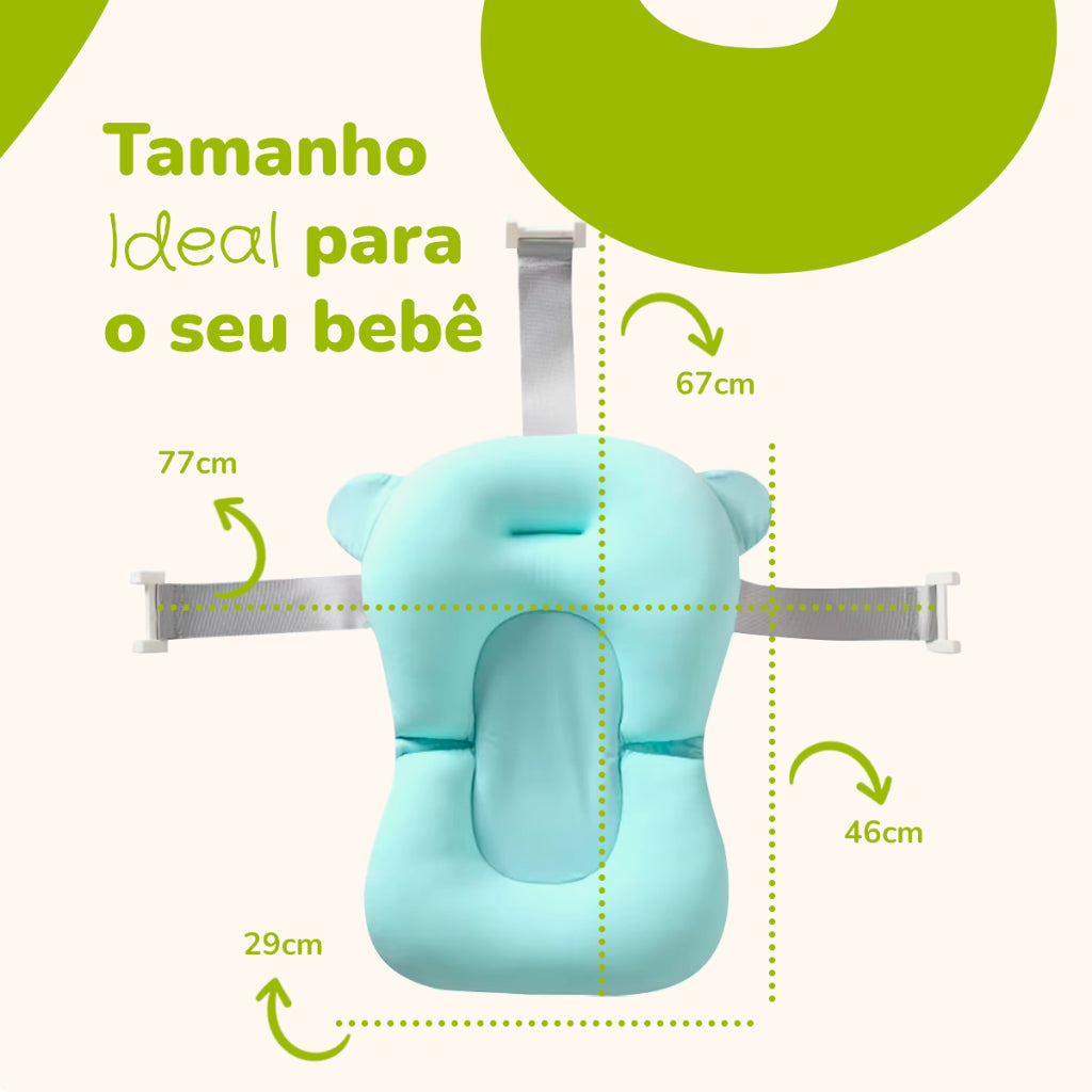BeLu BanhoSeguro™ – Almofada de Banho com Cinto