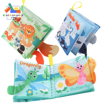 BeLu Livro de Pano Primeiras Descobertas™ – Educativo Sensorial