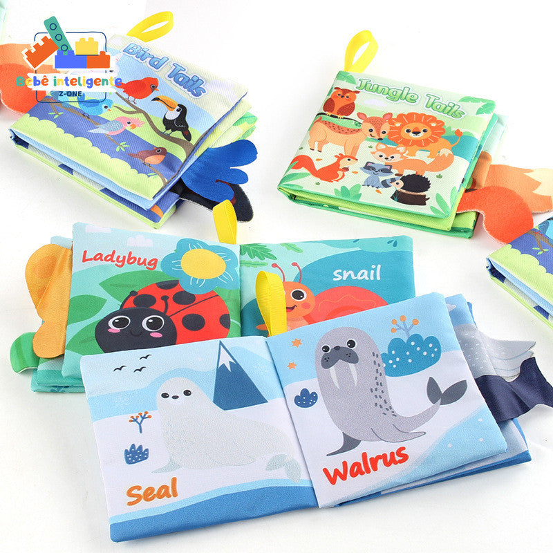 BeLu Livro de Pano Primeiras Descobertas™ – Educativo Sensorial