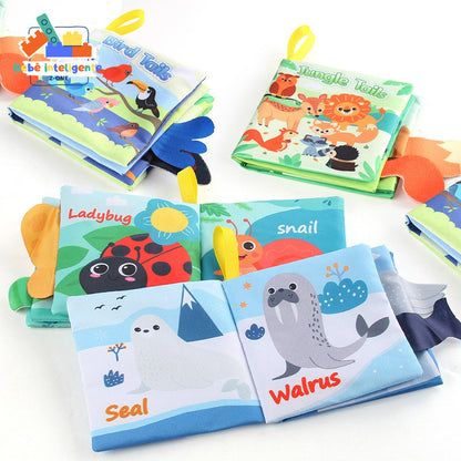 BeLu Livro de Pano Primeiras Descobertas™ – Educativo Sensorial