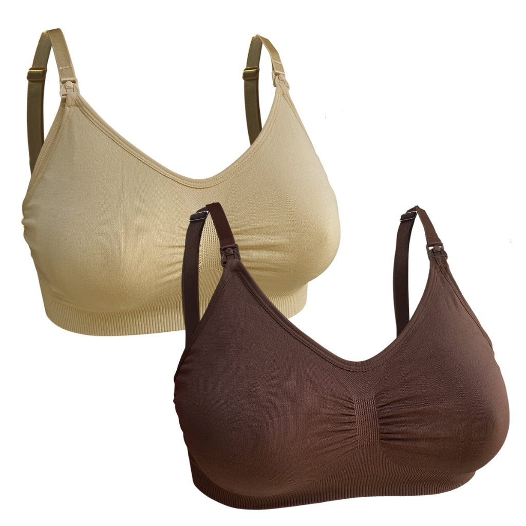 Kit BeLu Comfort | Sutiã de Amamentação Reforçado (2 unidades)