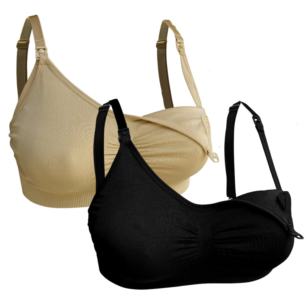 Kit BeLu Comfort | Sutiã de Amamentação Reforçado (2 unidades)