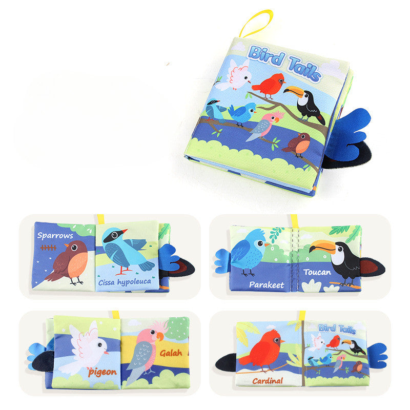 BeLu Livro de Pano Primeiras Descobertas™ – Educativo Sensorial