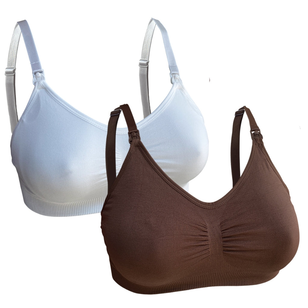 Kit BeLu Comfort | Sutiã de Amamentação Reforçado (2 unidades)