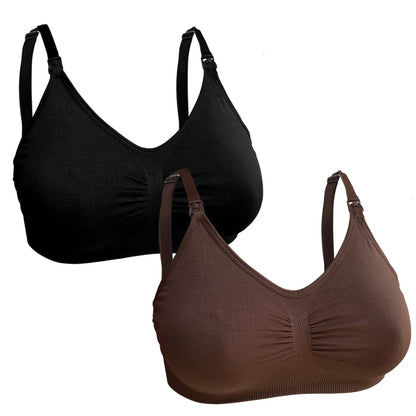 Kit BeLu Comfort | Sutiã de Amamentação Reforçado (2 unidades)