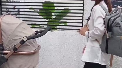 Mochila BeLu Care 3 em 1 | Bolsa Maternidade com Berço Portátil